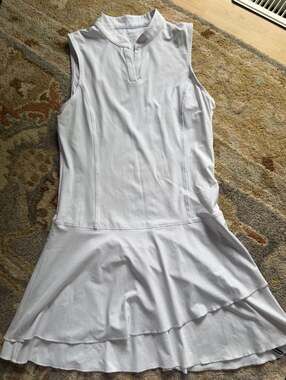 Jack Smith Sleeveless Ruffle Hem Athletic Golf and Tennis Dress